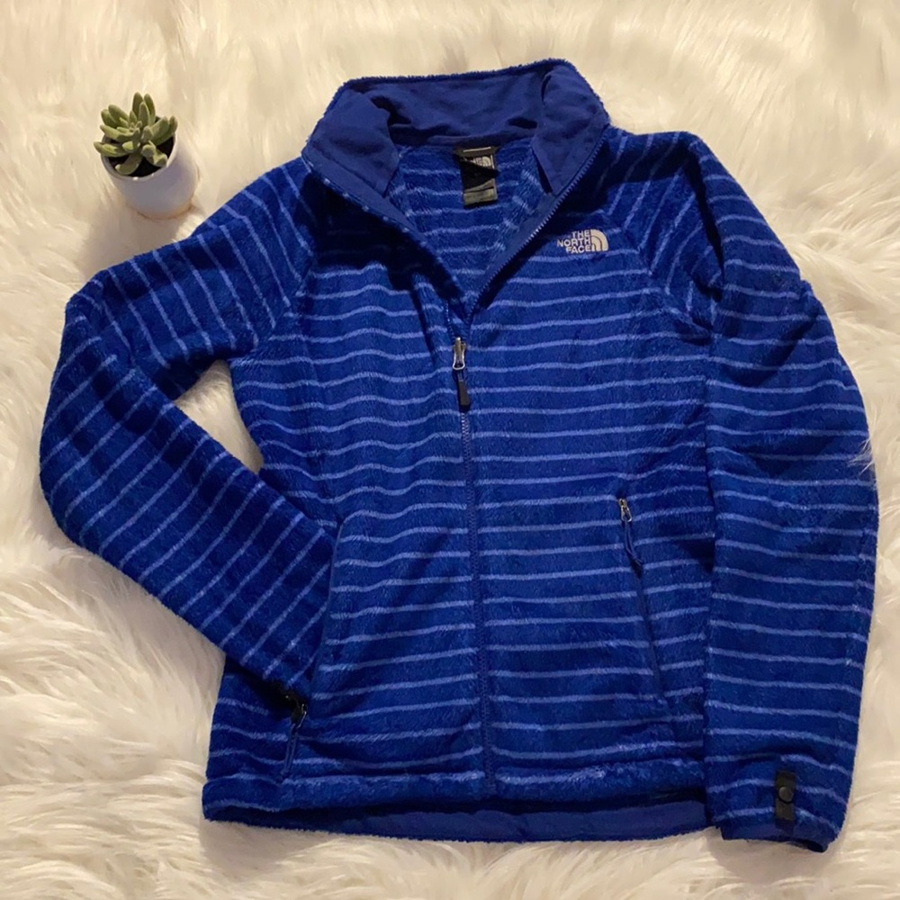 NorthFace Limited Edition Blue Stripe Osito Jacket